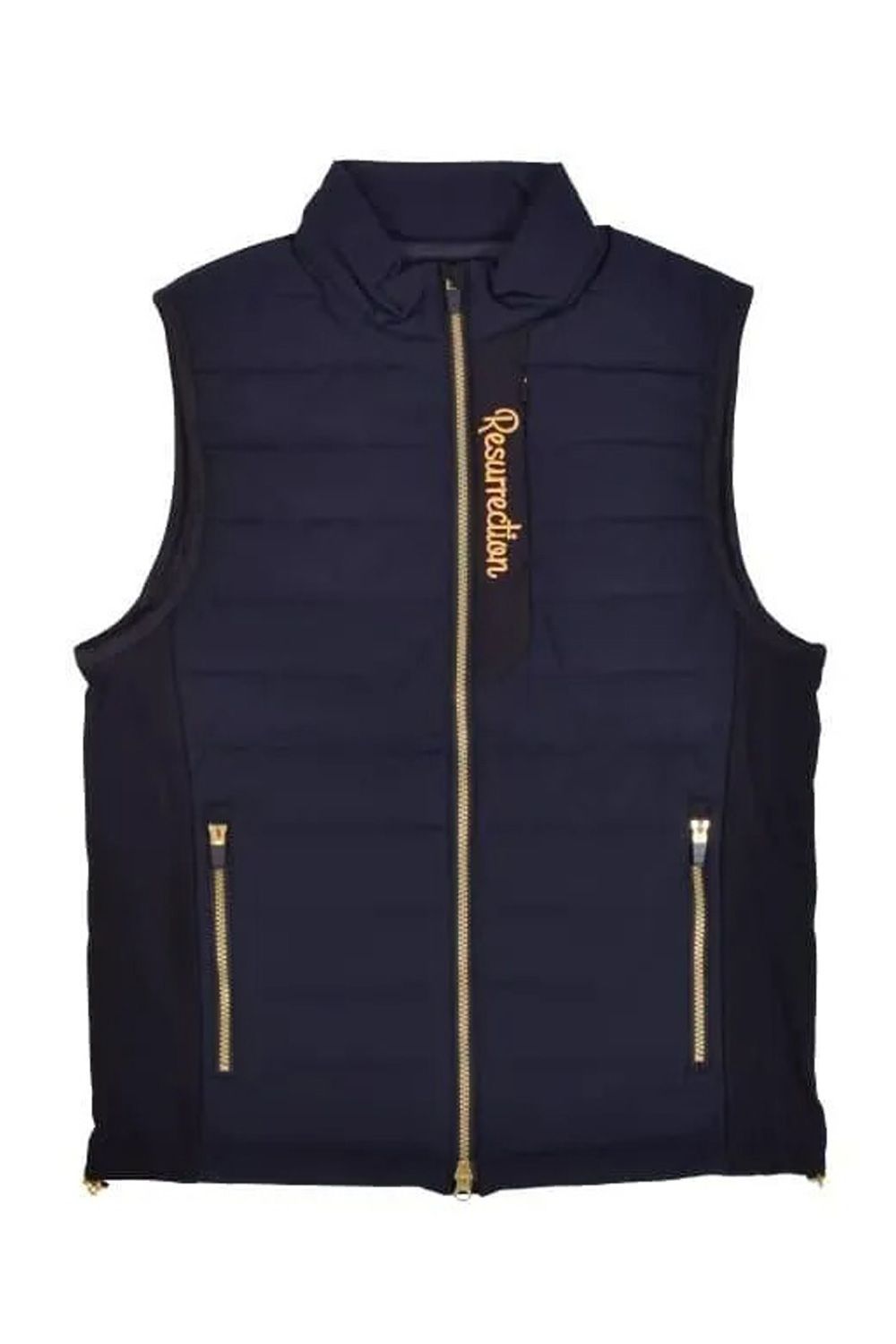 【25AW】 TWO-TONE PADDED VEST / 2トーン パデット ベスト (ネイビー/ブラック)*