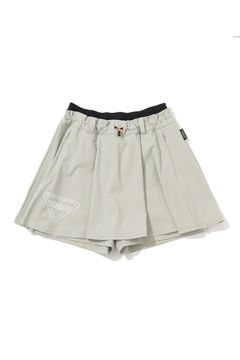 【26SS】【CODE COLLECTION】【レディース】 RFSK / 高機能ナイロン フレアシルエット ギャザースカート (ショートパンツ一体型) (ベージュ)