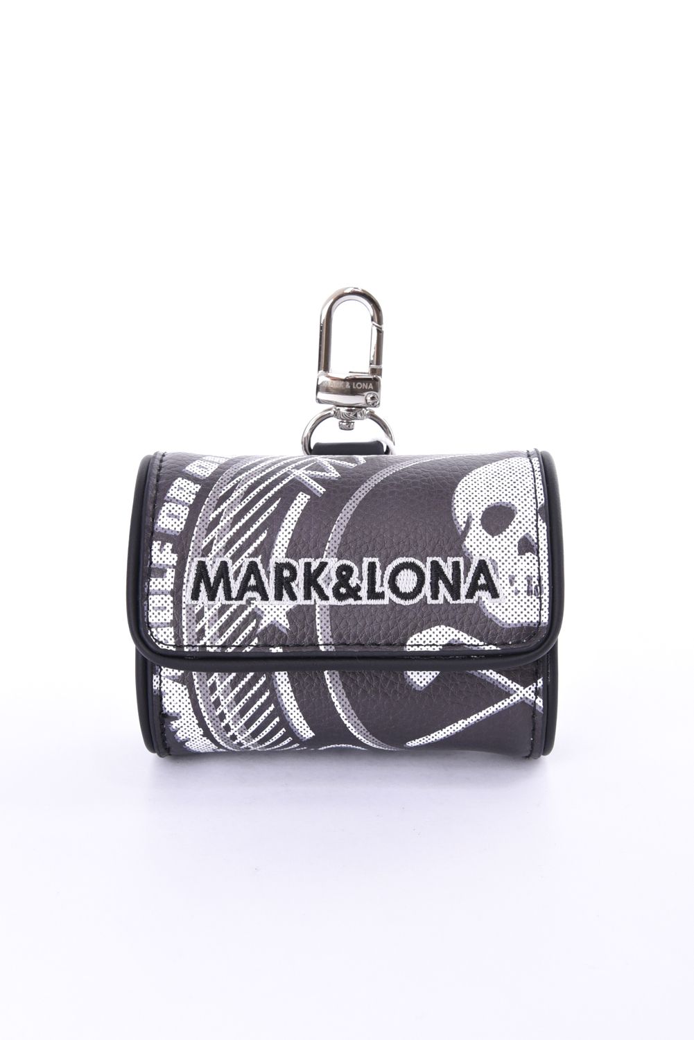 【26AW】 ATLAS SIGNATURE BALL POUCH / アイアンスカル シンセティックレザー 多機能ボールポーチ (ブラック)