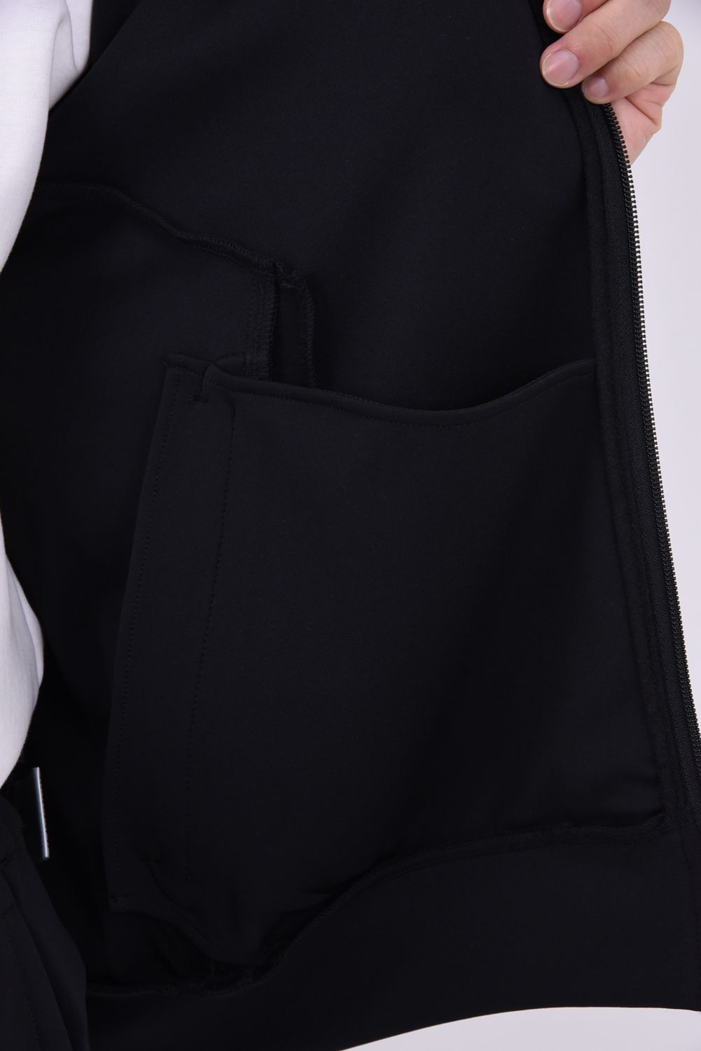 【26AW】 LIGHT PONCH FULLZIP TRACK JERSEY / 軽量ダンボールニット ジップアップ トラックジャージ (ブラック)