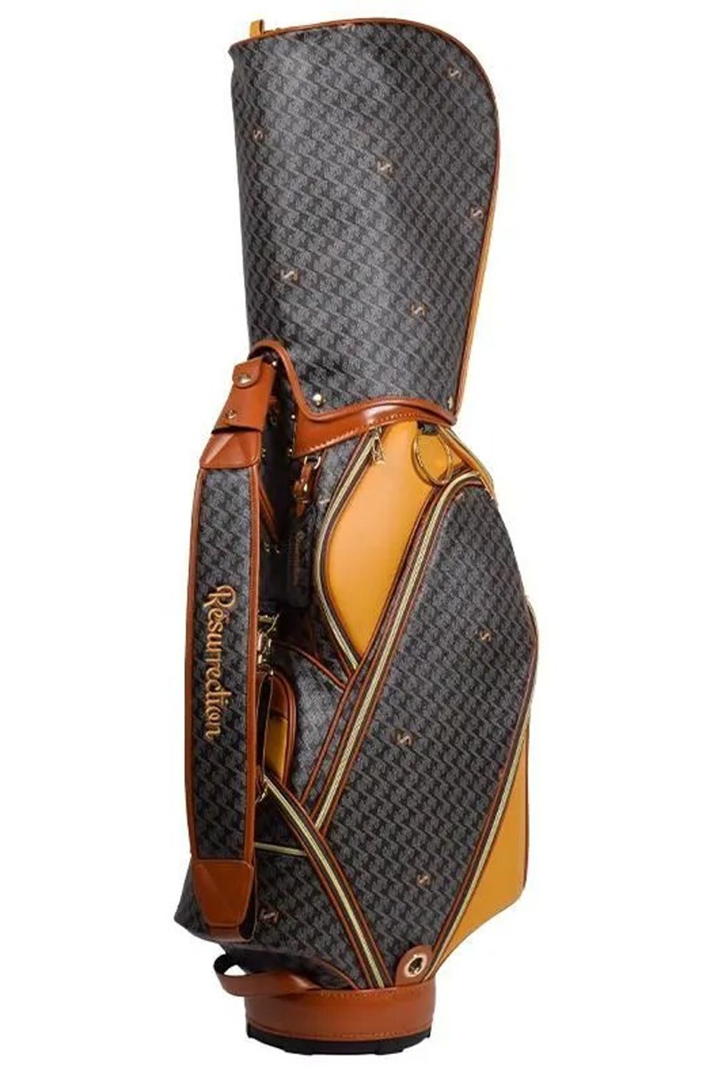 【銀行振込・代金引換不可】【返品・交換不可】【10周年記念カラー】 ORIOLA No.4 / ブランドオリジナルテキスタイル カートタイプ キャディバッグ （クラシックブラック）*