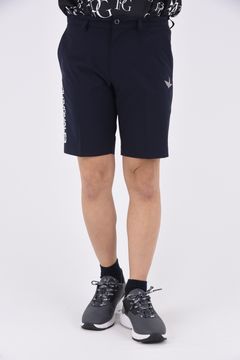 BASIC SHORT PANTS / ブランドロゴ ベーシック ショートパンツ (ネイビー)