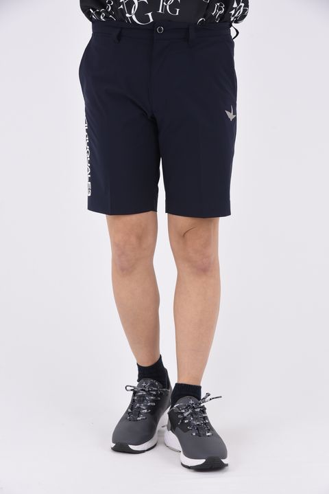 BASIC SHORT PANTS / ブランドロゴ ベーシック ショートパンツ (ネイビー)