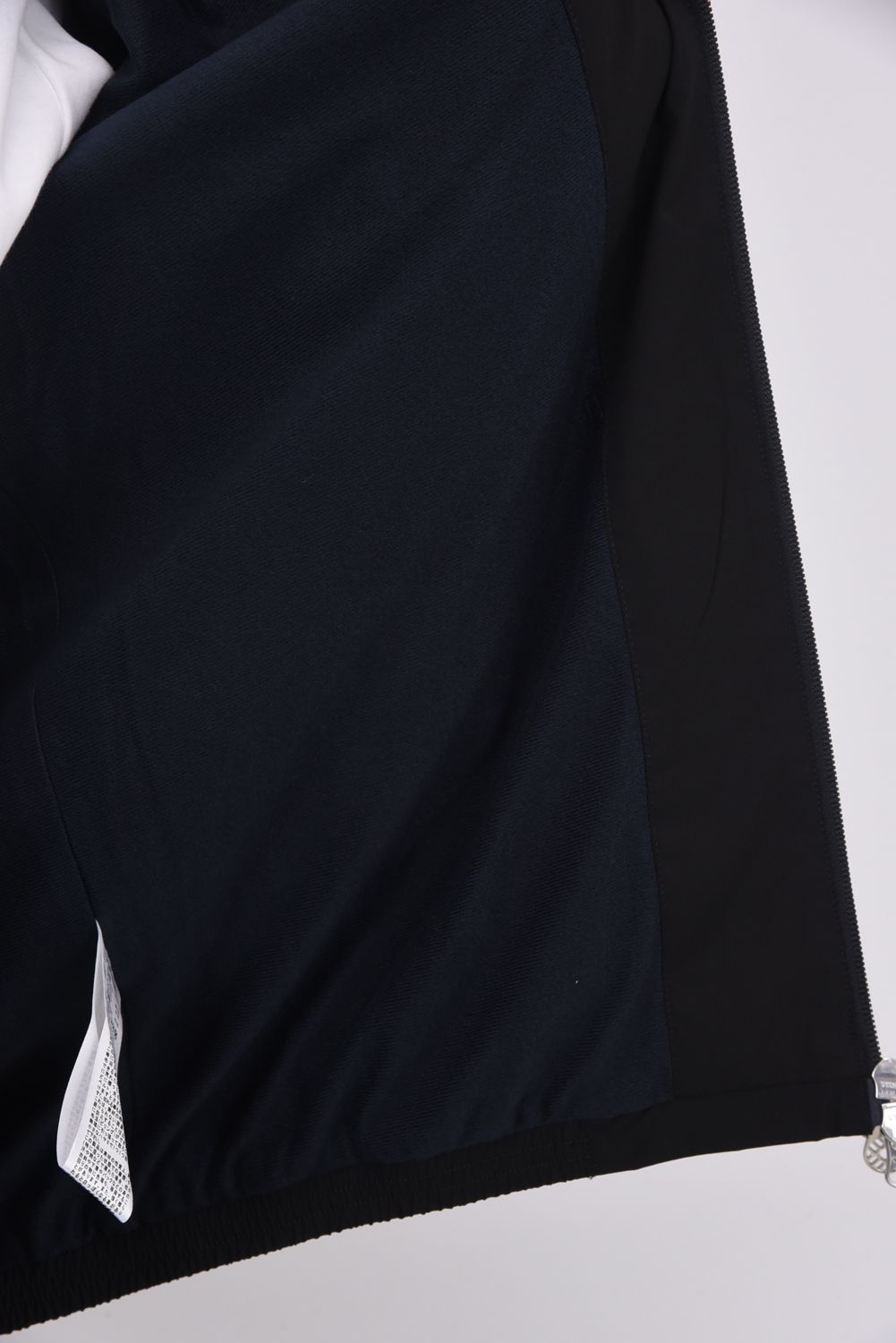 【25AW】 LIP STRETCH ZIP JACKET / ブランドロゴ ジップアップジャケット (ブラック)