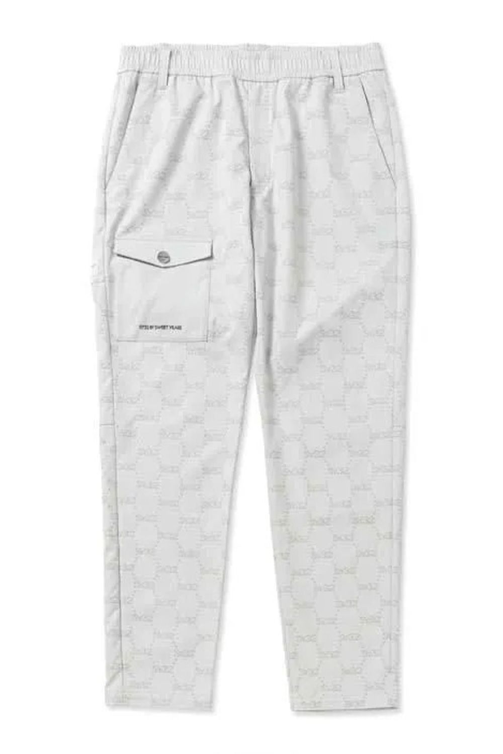 【25AW】 FLOCKY STRETCH LONG PANTS / フロッキーストレッチ ロングパンツ (ライトグレー)