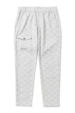 【25AW】 FLOCKY STRETCH LONG PANTS / フロッキーストレッチ ロングパンツ (ライトグレー)