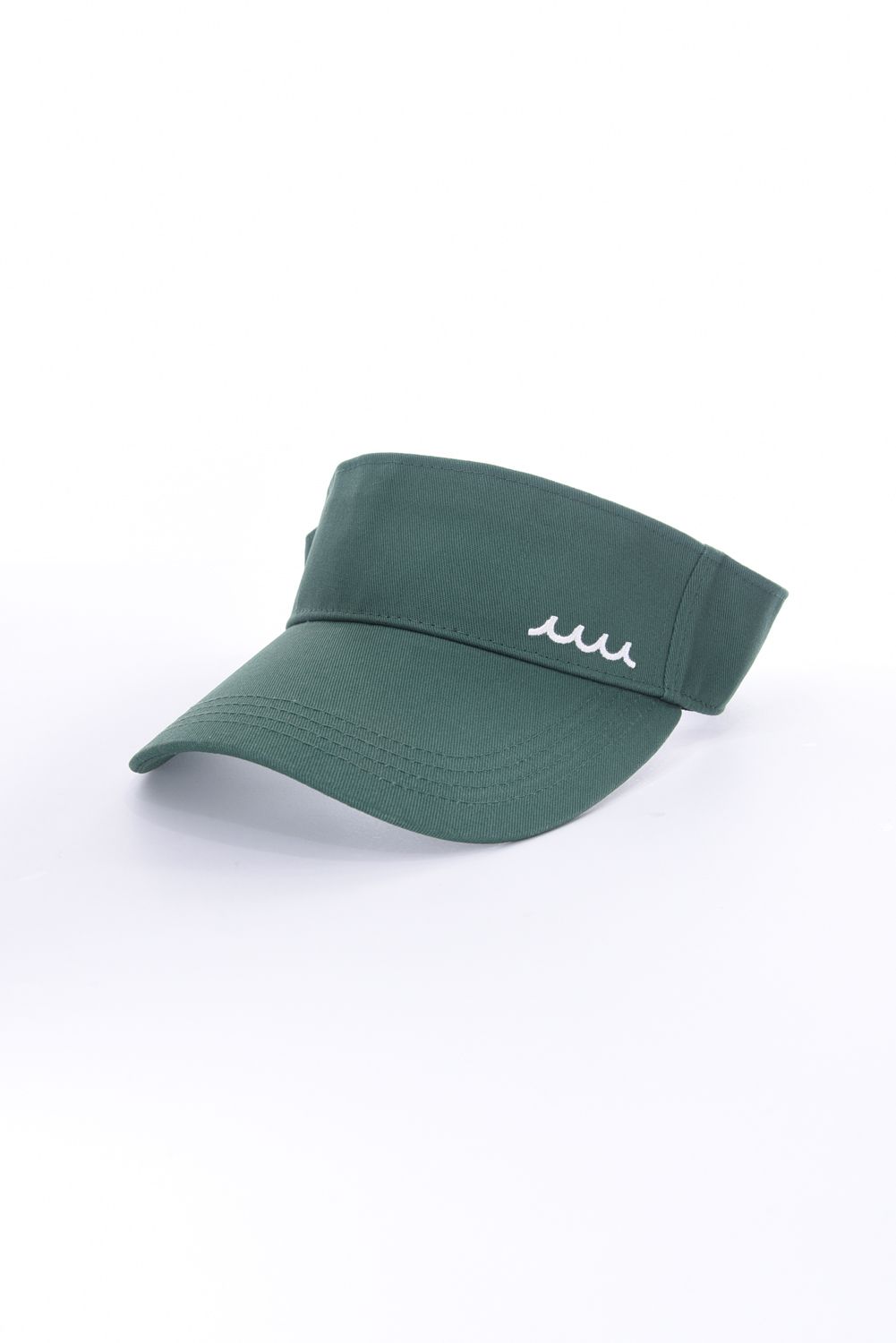 muta - COTTON LOGO VISOR / コットンロゴバイザー グリーン | GOSSIP GOLF