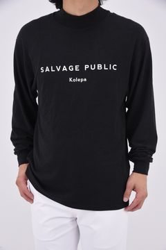 Honu Mockneck L/S (Brand Stamp) / ダイアモンドヘッドロゴプリント ロングスリーブ モックネックシャツ (ブラック)