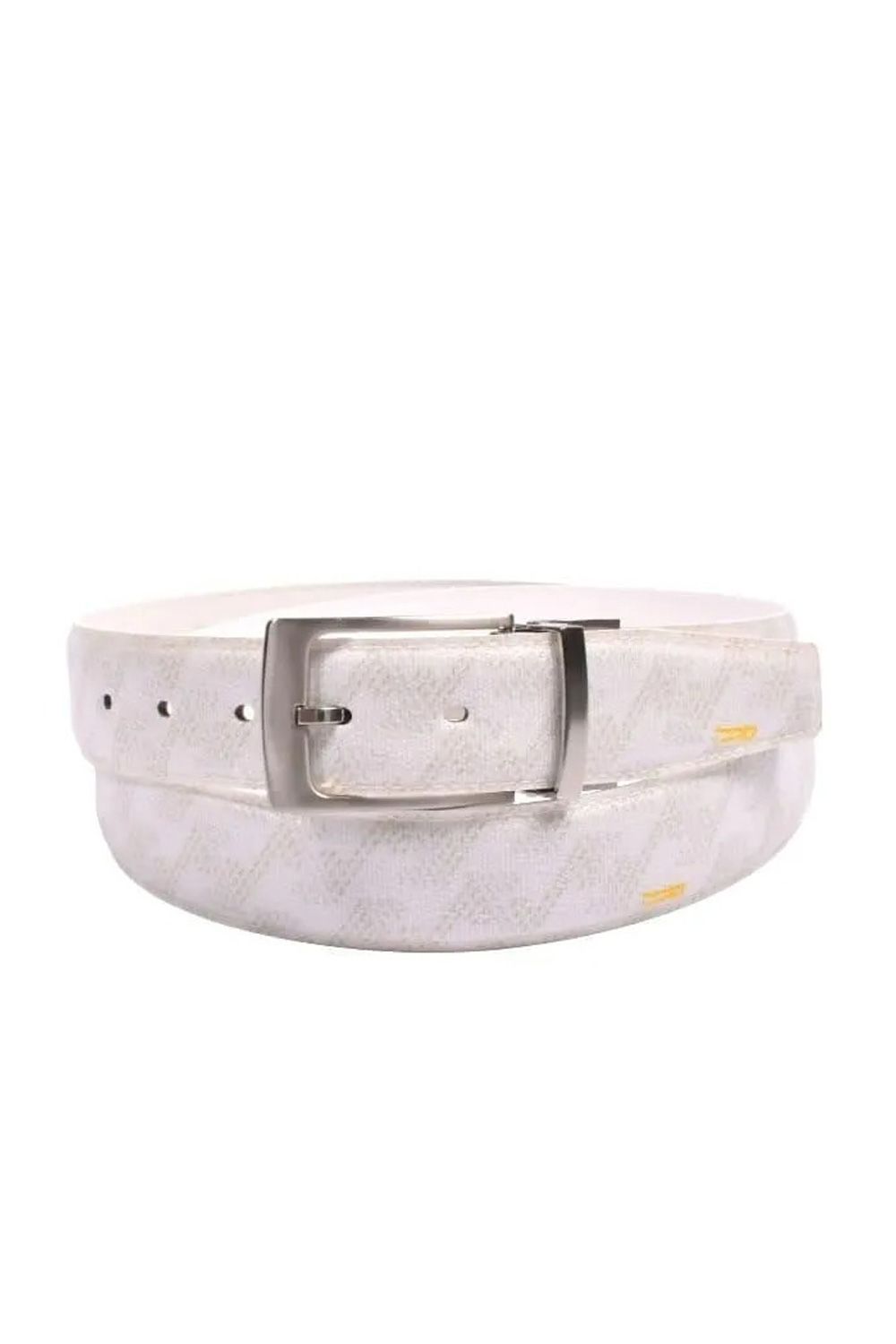 【26SS】 COUATL (コアトル) / ブランドオリジナルテキスタイル リバーシブル ベルト 35mm (モノホワイト)