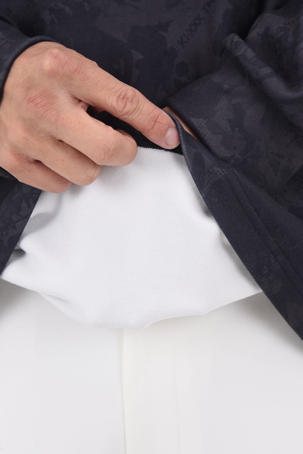 【期間限定ポイント10倍】【25AW】 FLOWER CAMO L/S HIGHNECK / フラワーカモ ロングスリーブ ハイネックTシャツ (ブラック)