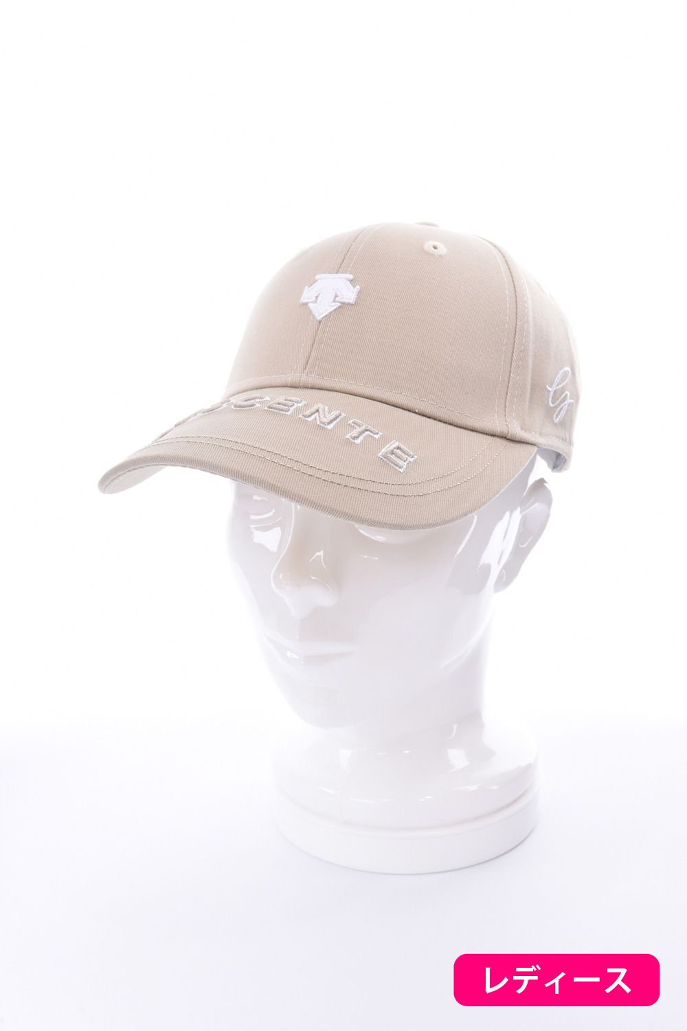 DESCENTE - ☆DESCENTE GOLF☆ デサント韓国　レディースキャップ DESCENTE GOLF - 【レディース】 デサントロゴ刺繍 コットン