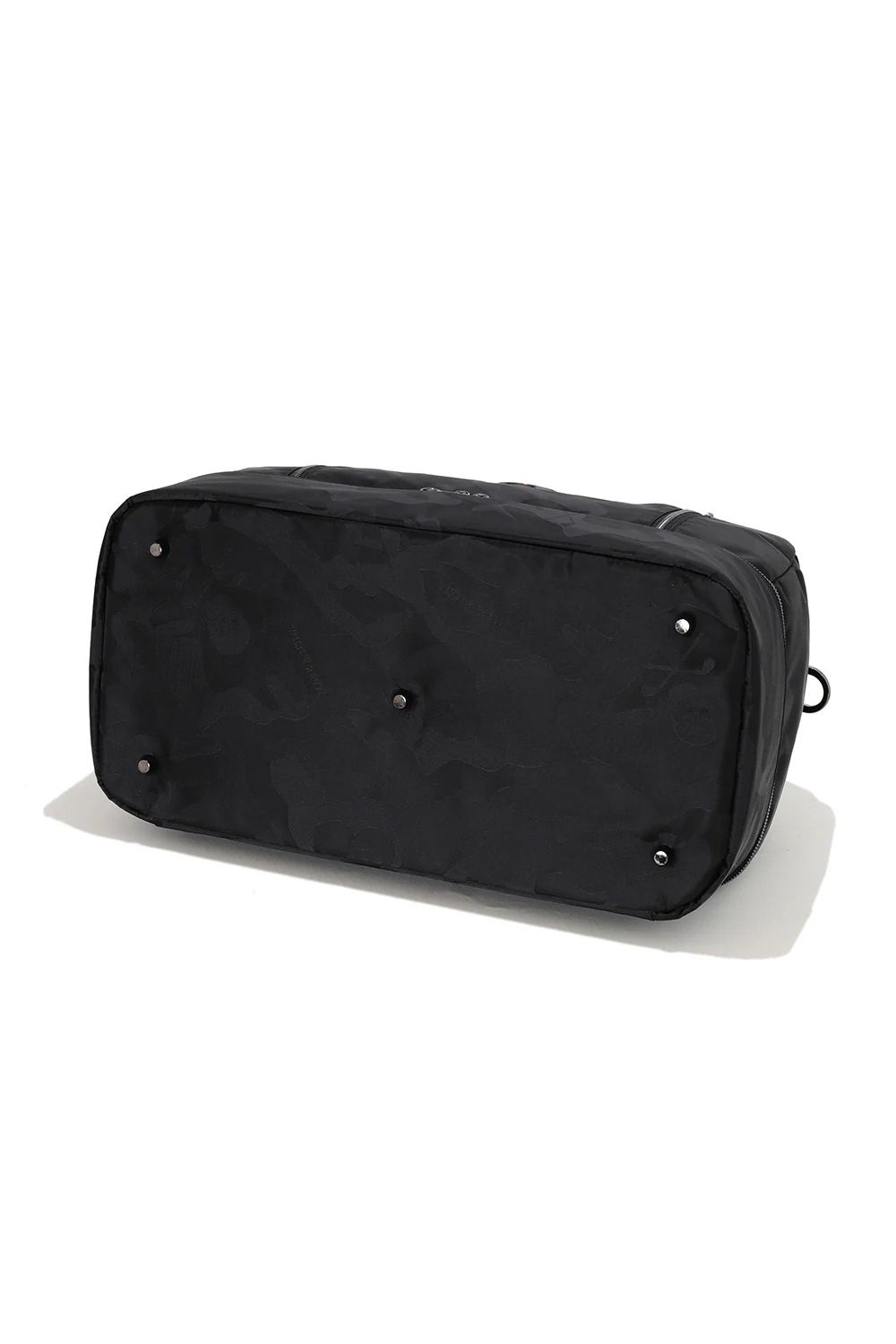 【26AW】 PREMIUM GAUGE BOSTON BAG / コーデュラナイロン シンセティックレザー スカルカモジャカード 2WAYボストンバッグ (ブラック)