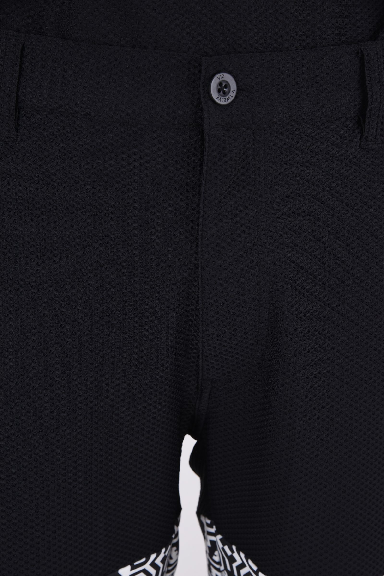 【26SS】 BAN COMFO SHORTS / ワッフル生地 バンダナ柄 ショートパンツ (ブラック)