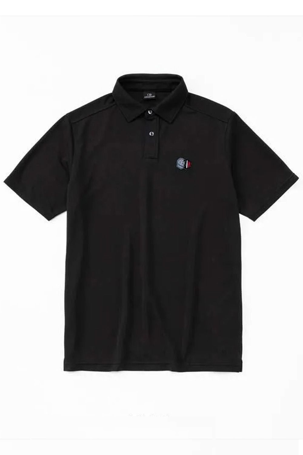【26SS】 WAVE JQ BACK PRINT POLO / ウェーブ ジャカード バックプリント ポロシャツ (ブラック)