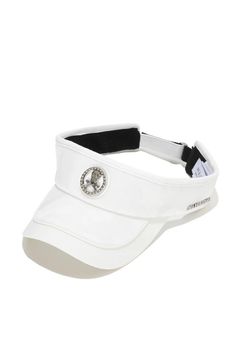 【2026SS 木村拓哉さん着用 VOL.1】 GAUGE CAMO LEATHER TRIM VISOR / カモフラージュパターン 異素材切り替え メタルプレート サンバイザー (ホワイト)