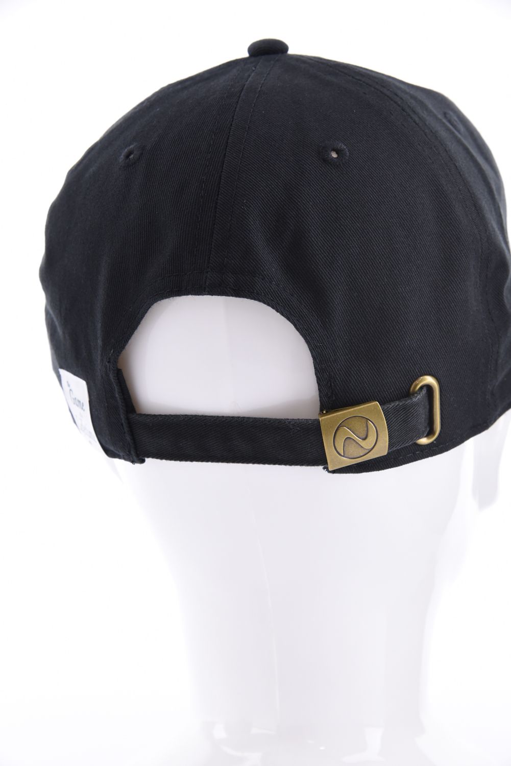 【26AW】 6 Panel Cap（SPK monogram） / 3Dロゴ刺繍 キャップ (ブラック)
