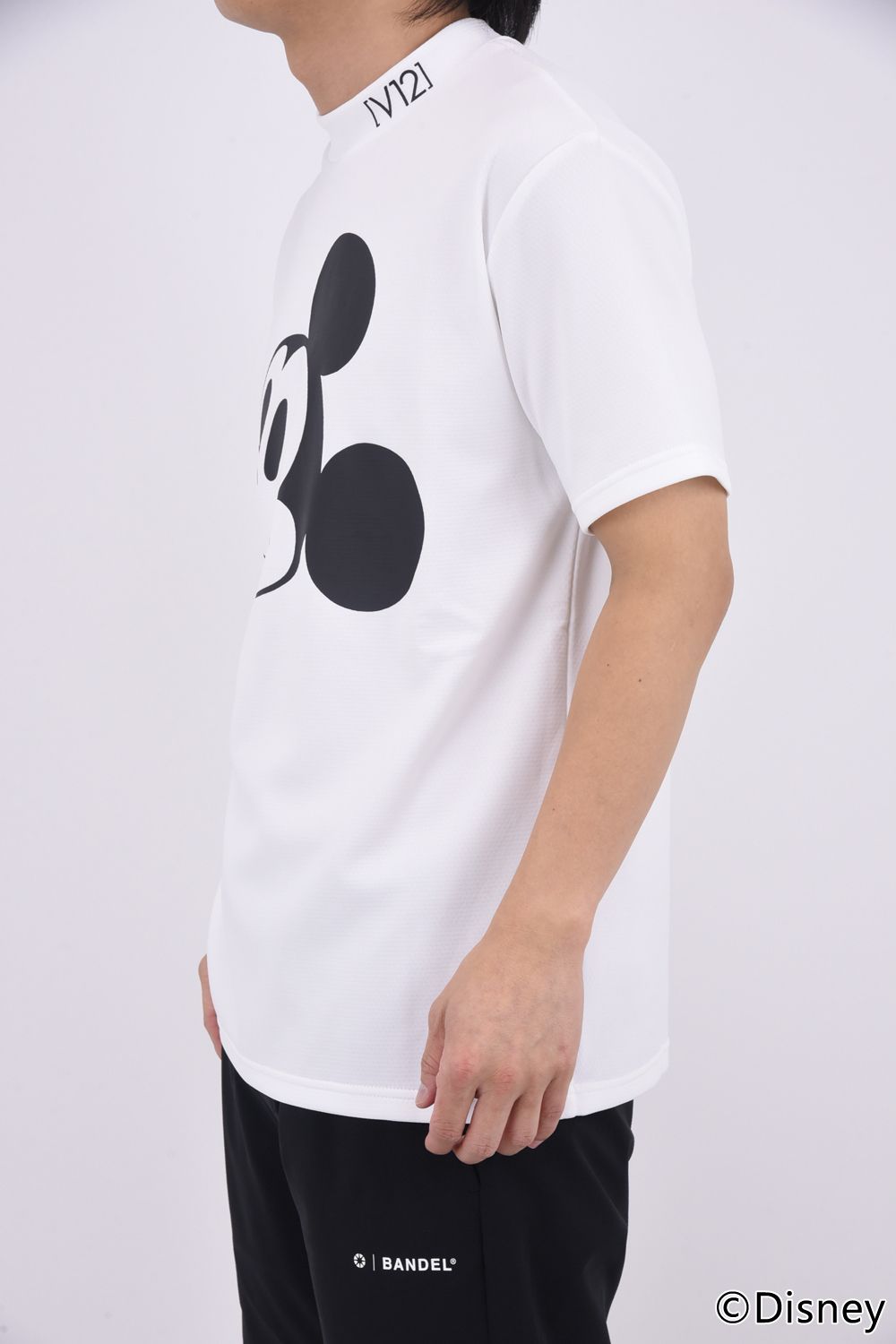 【26SS】 BIG FACE MOCK / ディズニーコレクション モックネックTシャツ (ホワイト)