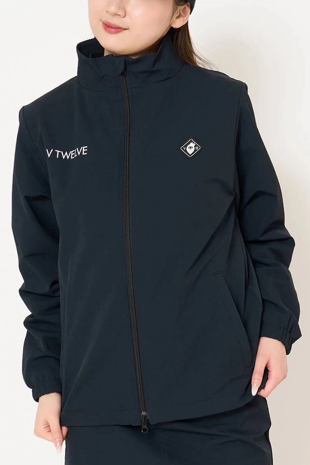 【26AW】【レディース】 MOLD LOGO JKT / 高撥水生地 バックロゴ ナイロンジャケット (ブラック)