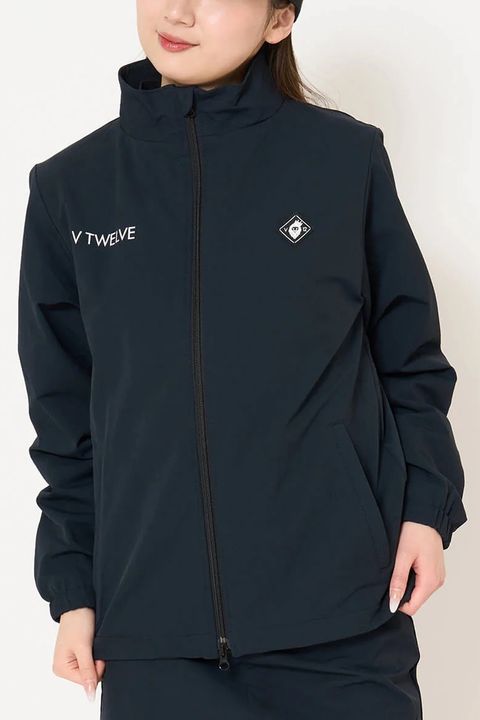 【26AW】【レディース】 MOLD LOGO JKT / 高撥水生地 バックロゴ ナイロンジャケット (ブラック)