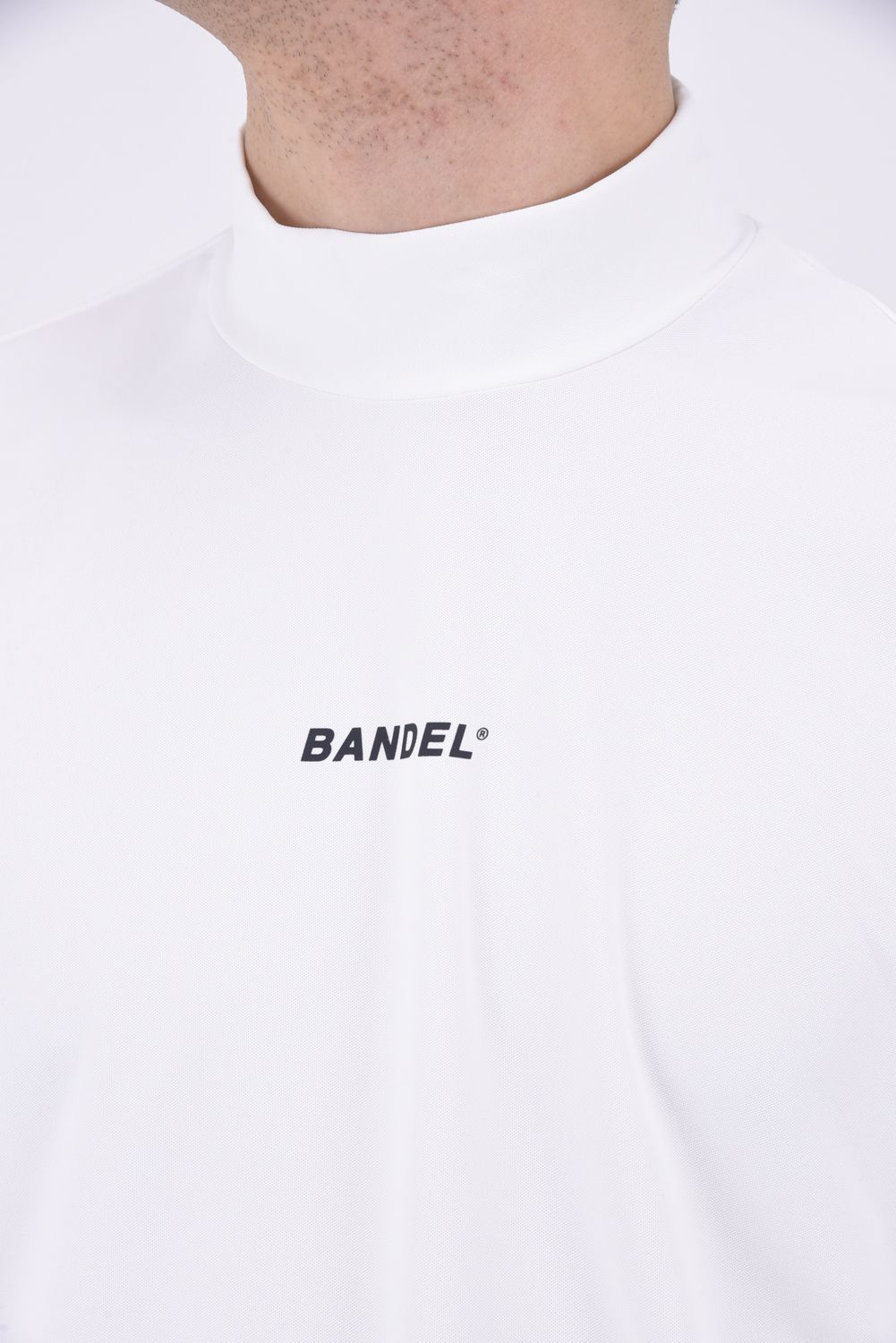 BANDEL GOLF - STRAIGHT LOGO S/S MOCK NECK SHIRTS / ブランドロゴ