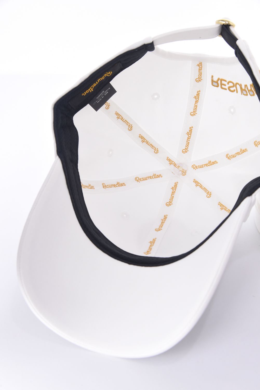 HYBRID 2TONE CAP / 異素材切り替え ツートーンキャップ (ホワイト)