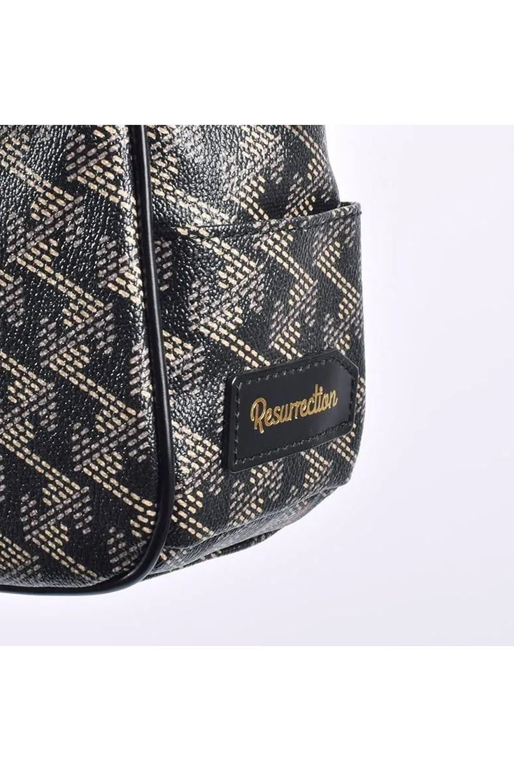 【26SS】 OTIS (オティス) / ブランドオリジナルテキスタイル カートバッグ (ダークブラック)*