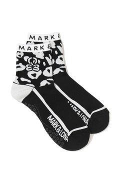 【26SS】 PANTERA GRIP ANKLE SOCKS / レオパードパターン ジャパンメイド アンクルソックス (ブラック)