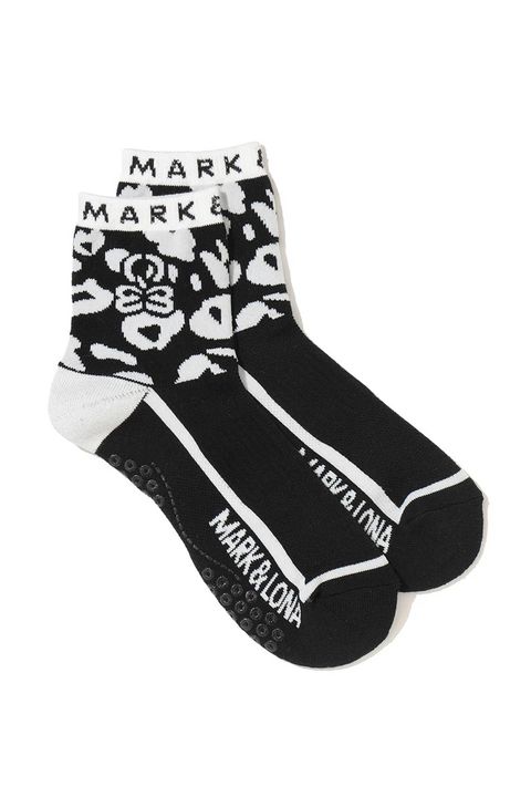 【26SS】 PANTERA GRIP ANKLE SOCKS / レオパードパターン ジャパンメイド アンクルソックス (ブラック)