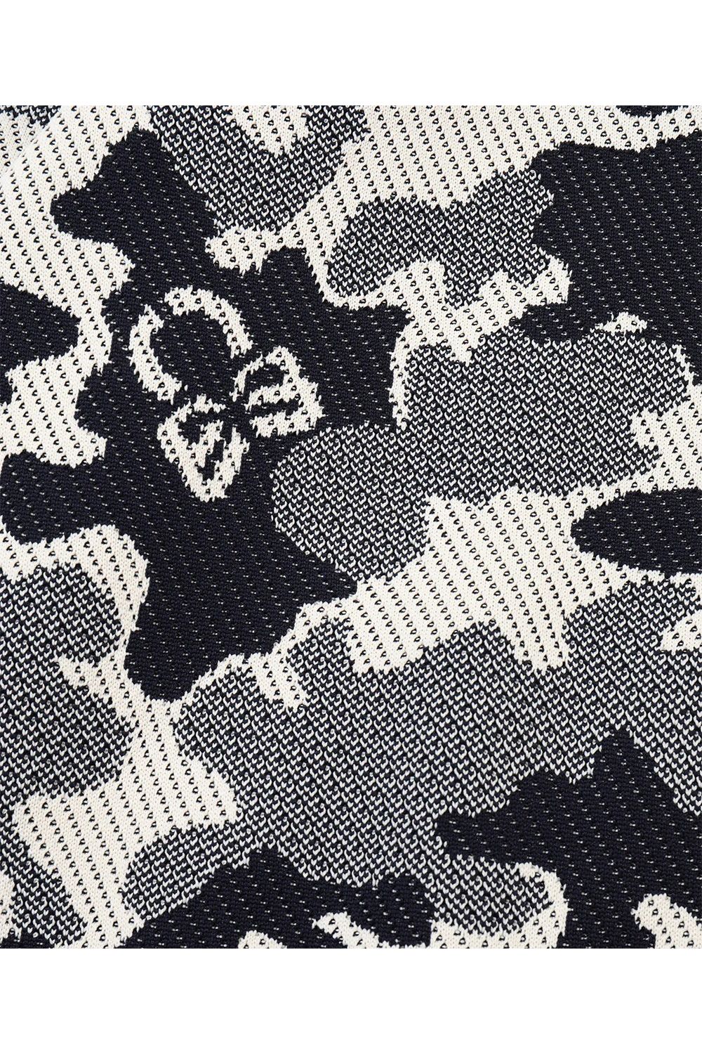 【2026AW KARINAさん着用】【レディース】 MERCURY CAMO JACQUARD KNIT / ジャパンメイド カモフラジャカード ニットパーカー (ネイビー)