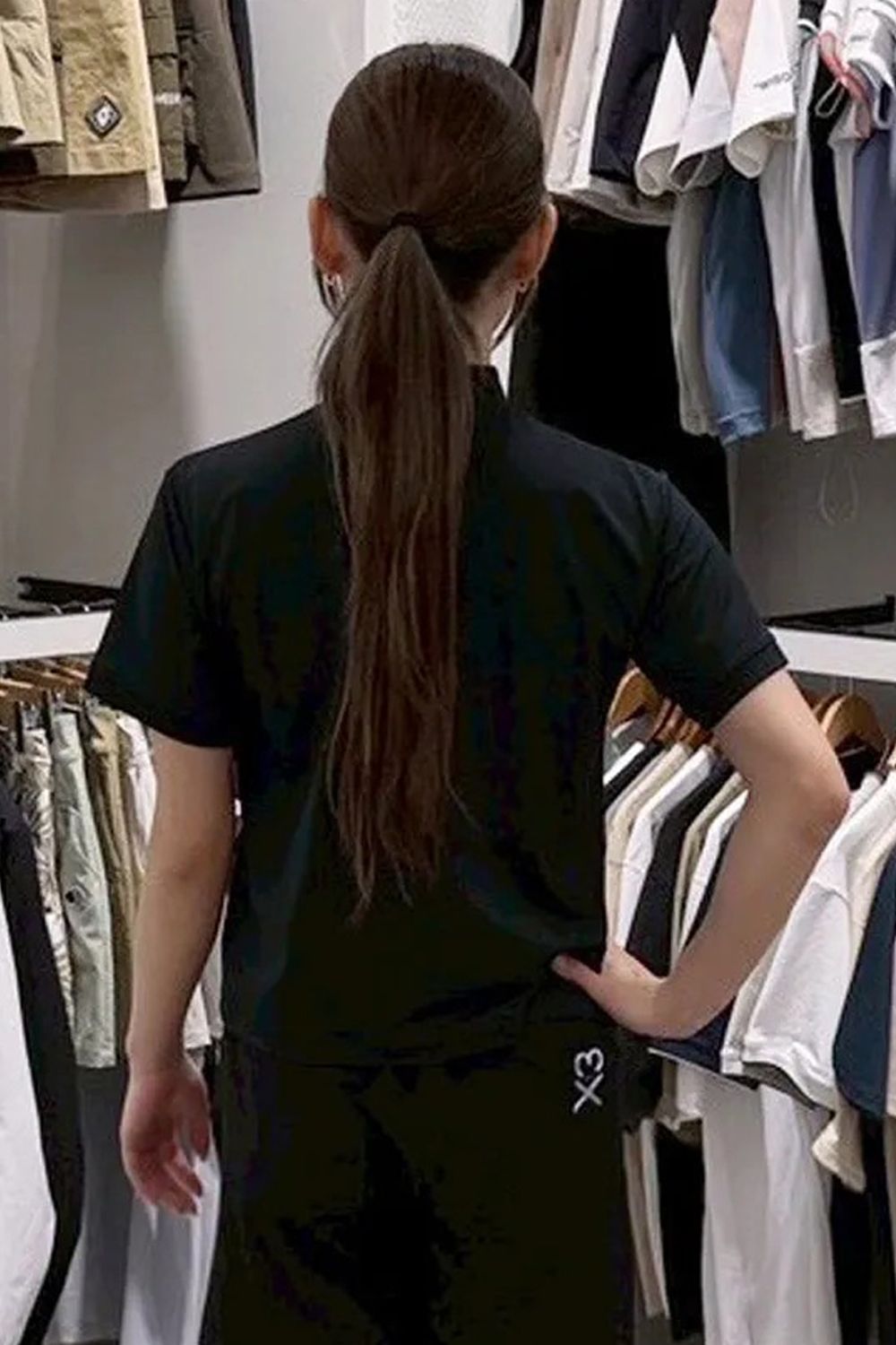 【ポイント10倍】 【26SS】【レディース】 WOMEN'S ECO PIQUE MOCK TEE / モックネックTシャツ (ブラック)
