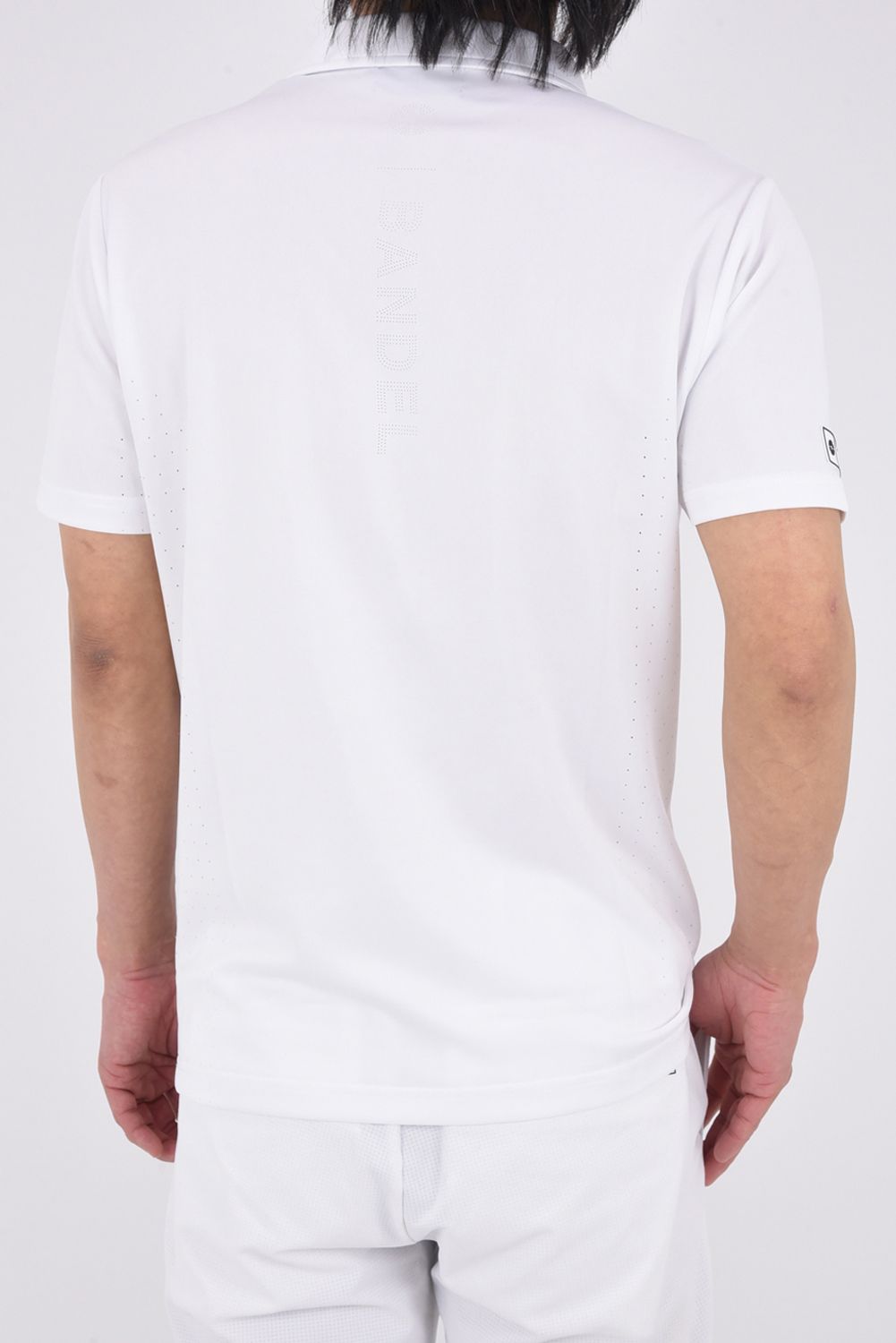 【26SS】 HEAT PUNCHING POLO SHIRT / バックロゴ パンチング ポロシャツ (ホワイト)