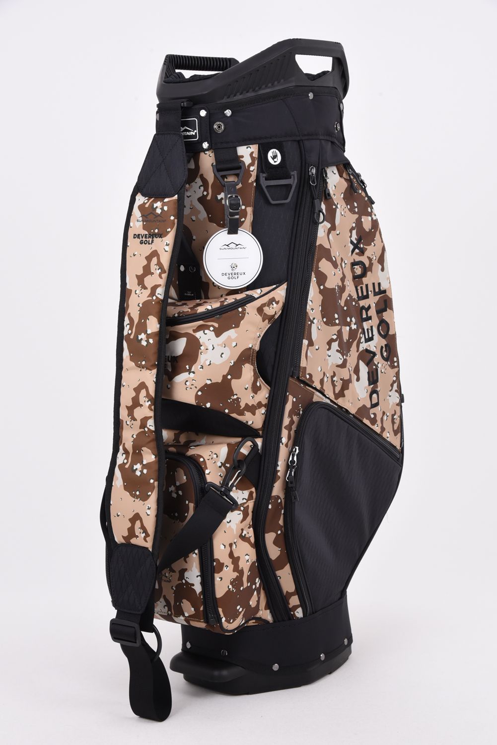 【26AW】 SUN MOUNTAIN x DEVEREUX CADDIE BAG / デザートカモフラージュ カートタイプ キャディバッグ (ブラウン)