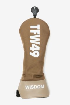 NYLON HEAD COVER FW / ナイロン ブランドロゴ フェアウェイウッドカバー (ライトブラウン)