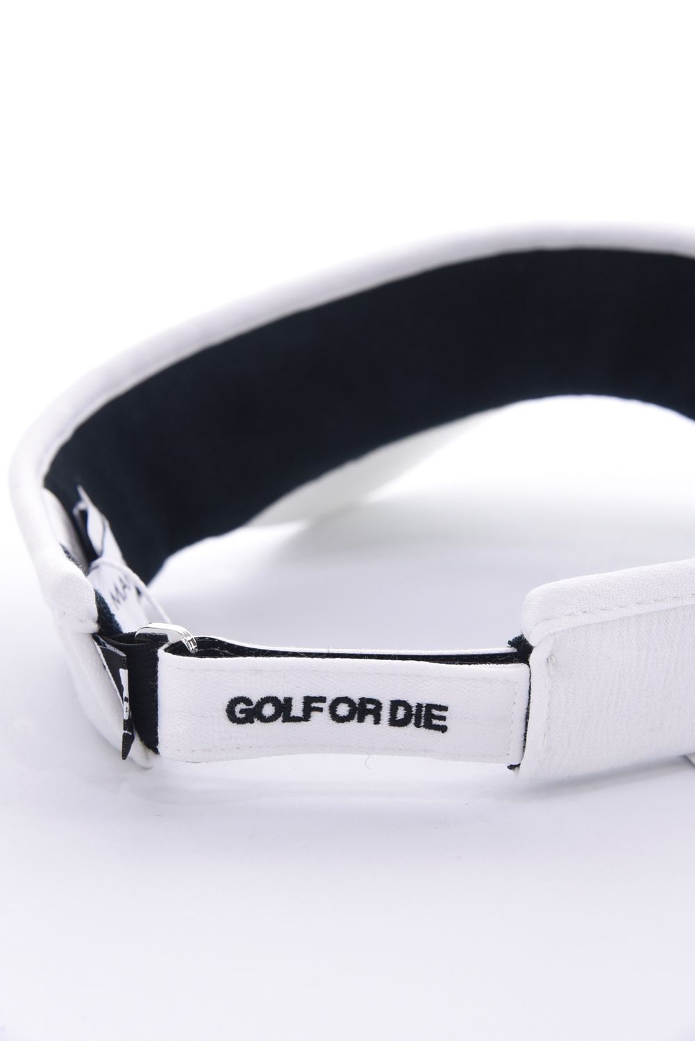 【2026SS 木村拓哉さん着用 VOL.1】 GAUGE CAMO LEATHER TRIM VISOR / カモフラージュパターン 異素材切り替え メタルプレート サンバイザー (ホワイト)