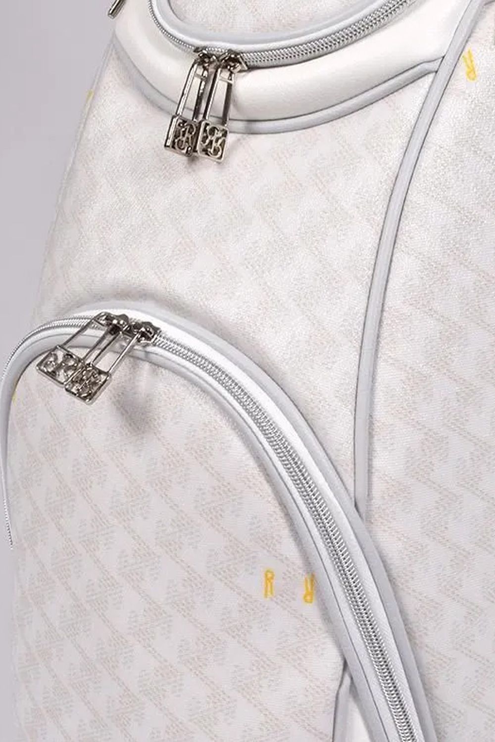 【26SS】【銀行振込・代金引換不可】【返品・交換不可】 ORIOLA（オリオラ） / ブランドオリジナルテキスタイル カートタイプ キャディバッグ （モノホワイト）*