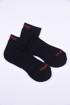 MENS CORDURA MIDDLE SOCKS / ブランドロゴ コーデュラ ミドルソックス ブラック