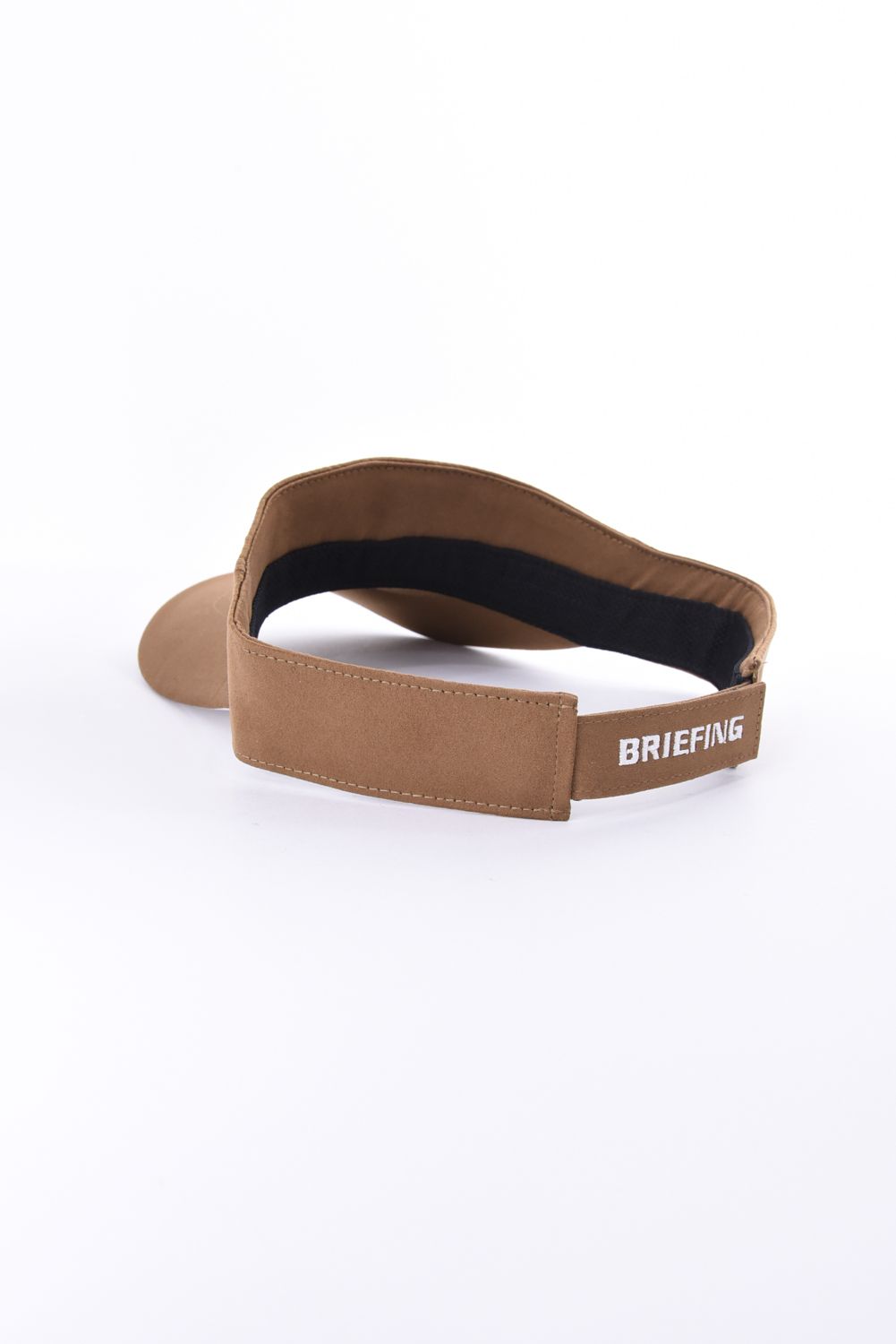 【26AW】 MEN’S SUEDE SMALL BG LOGO VISOR / スウェード素材 スモールBGロゴ サンバイザー (ベージュ)