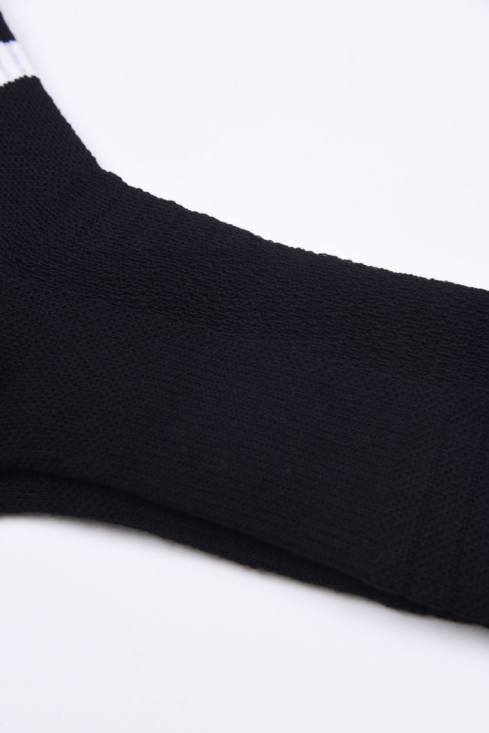 【26SS】 VT LINE MID SOCKS / ブランドロゴジャカード ライン ミドルソックス (ブラック)