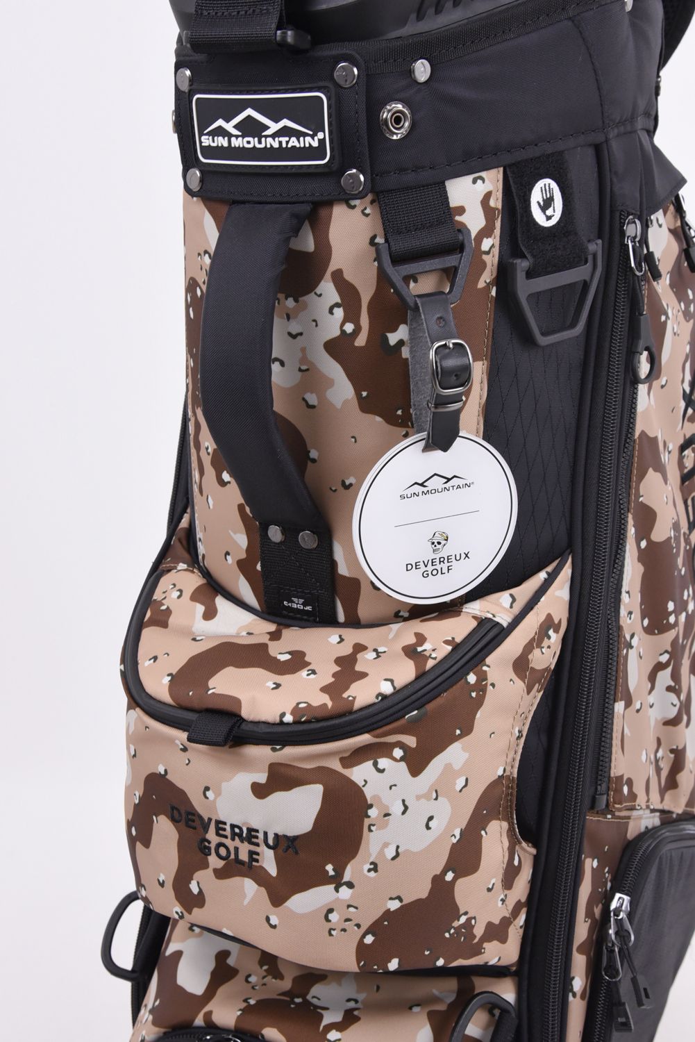 【26AW】 SUN MOUNTAIN x DEVEREUX CADDIE BAG / デザートカモフラージュ カートタイプ キャディバッグ (ブラウン)