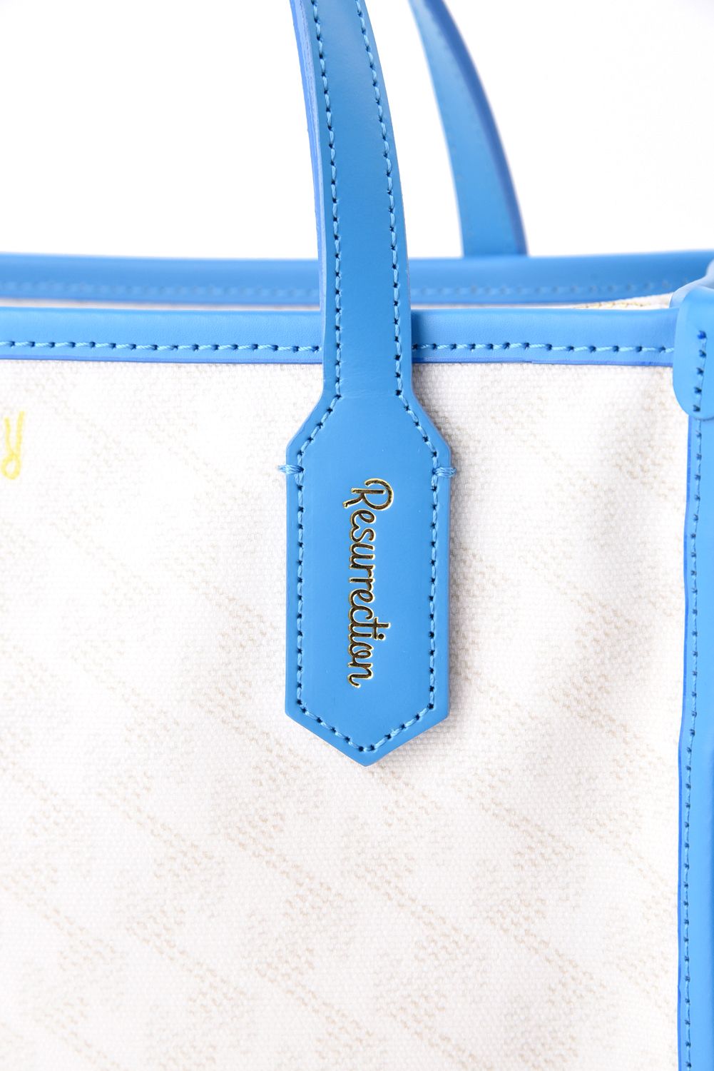 【GOSSIP GOLF別注商品】 LANIUS SQUARE MINI (ラニウス スクエア ミニ) / ブランドオリジナルテキスタイル カートバッグ （ウルトラマリン / Hイエローライニング） (4月末入荷予定）