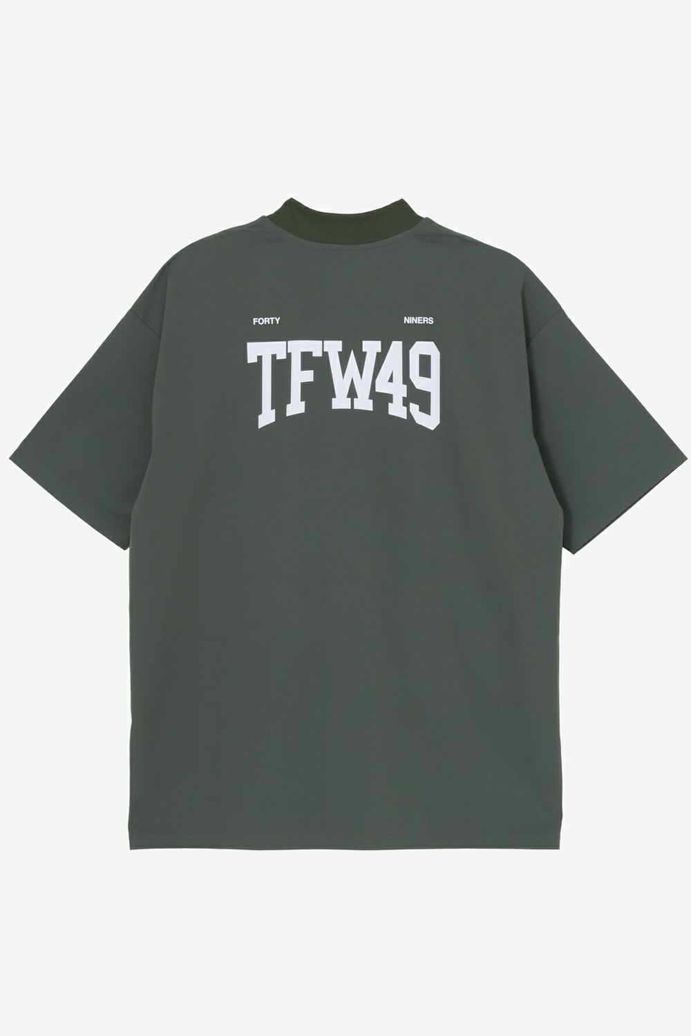 TFW49 - 【25SS】 HALF MOCKNECK TSHIRT / ナイロンベアスムース