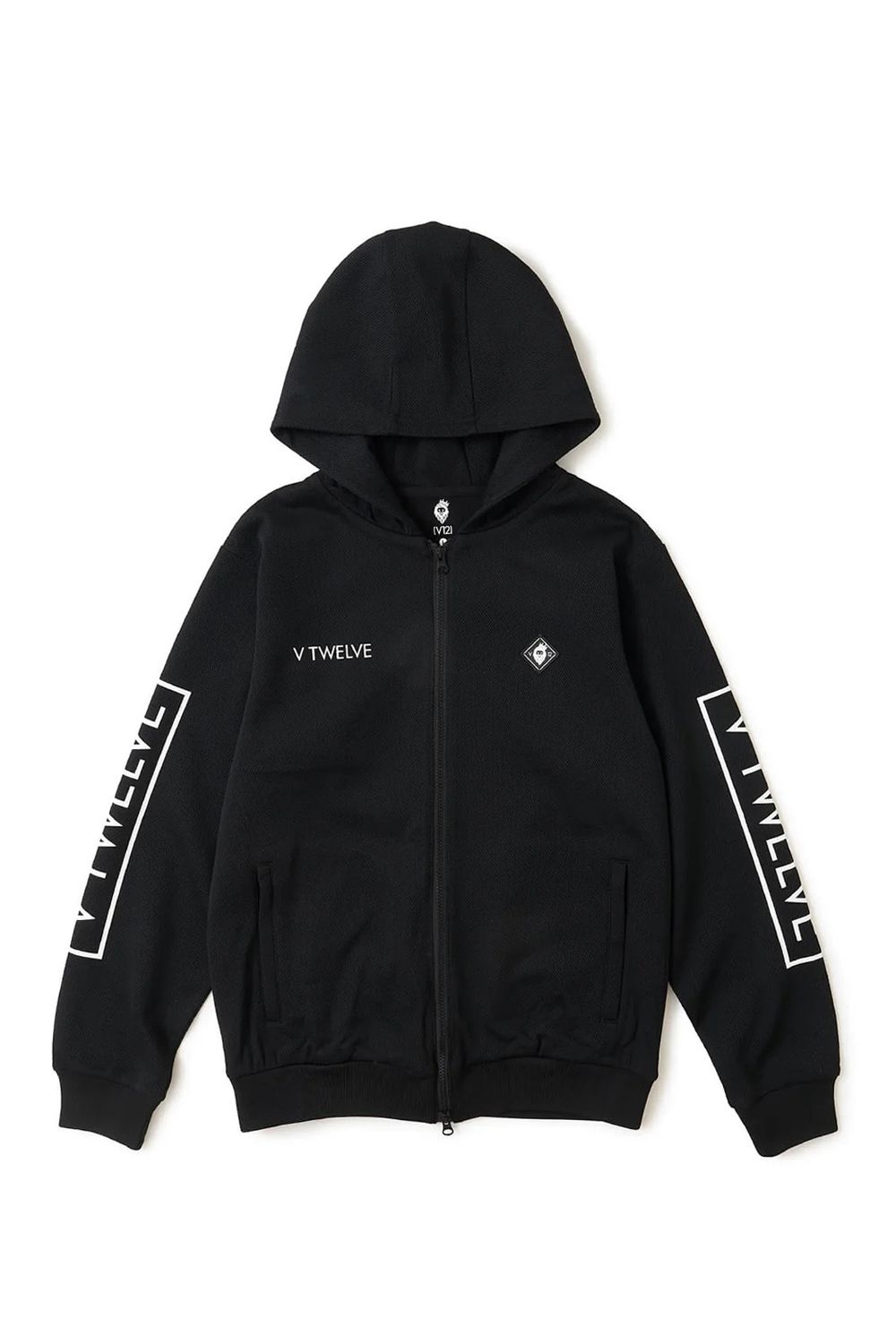 【26AW】 OH SB PARKA / サイドボックスロゴ バックプリント ジップアップパーカー (ブラック)