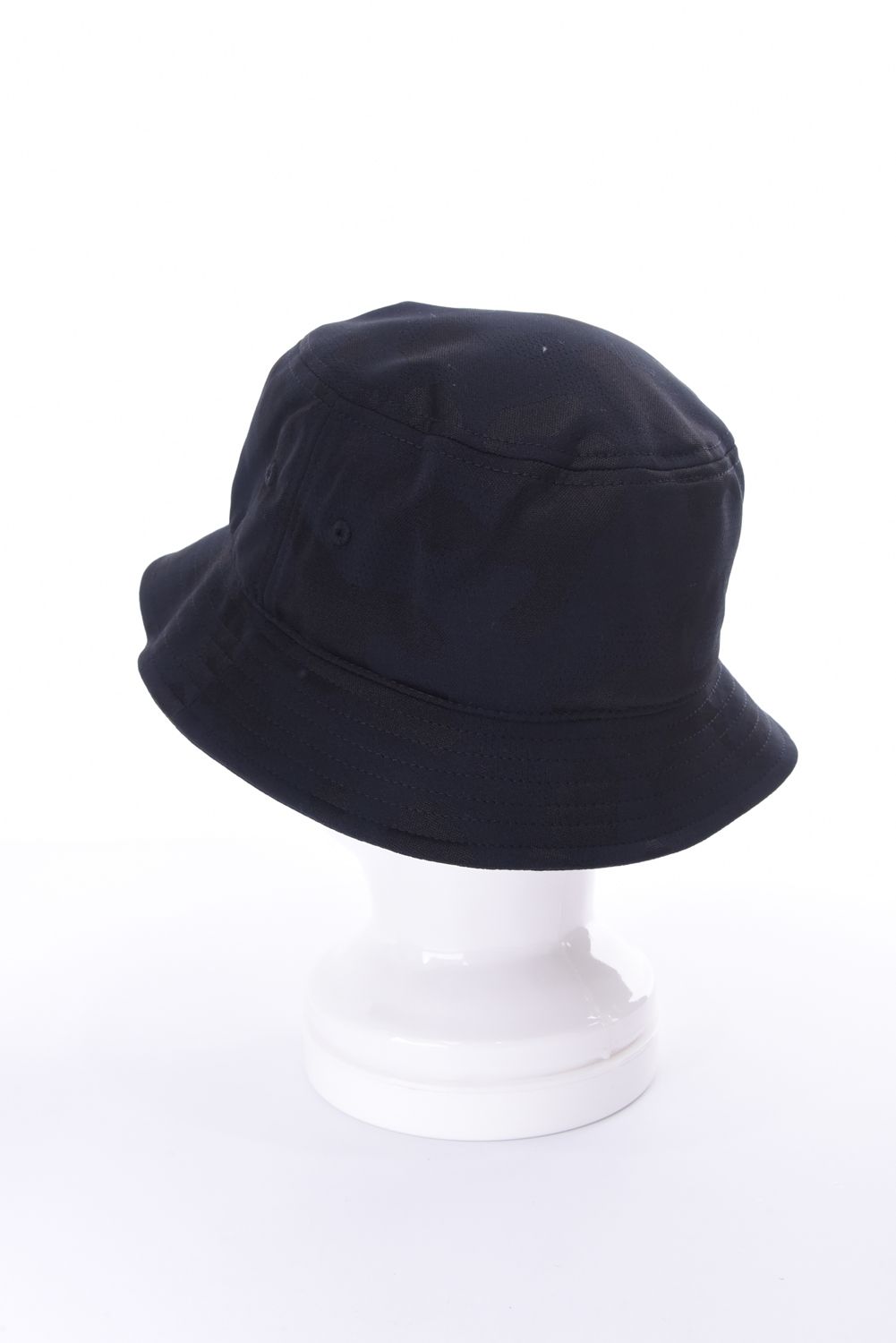 【26SS】 MEN'S CAMO JQ HAT / カモフラージュジャカード バケットハット (ブラック)