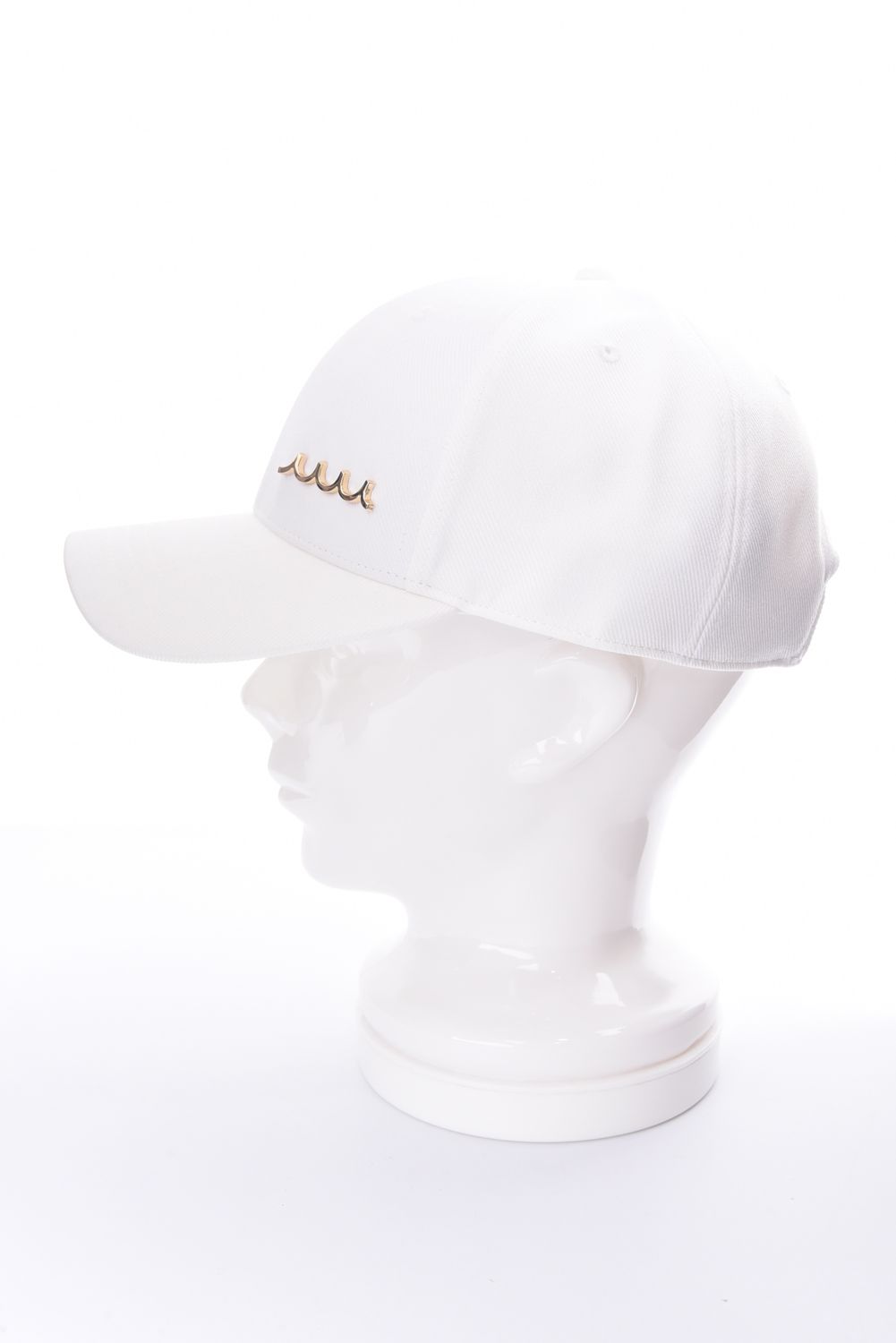 WAVE PLATE CAP / ロゴ プレート キャップ (ホワイト)