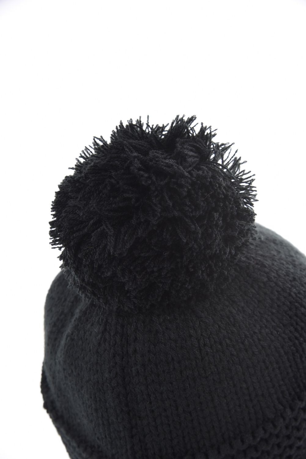 【26AW】 EAR WARMER KNIT CAP / イヤーウォーマー ニットキャップ  (ブラック)