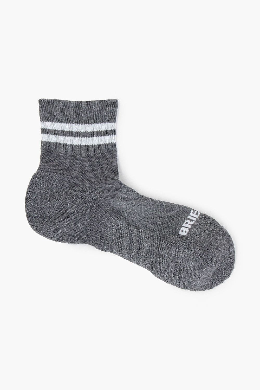 【26AW】【レディース】 WASHI LINE SOCKS / コーデュラコットン ライン ショートソックス (グレー)