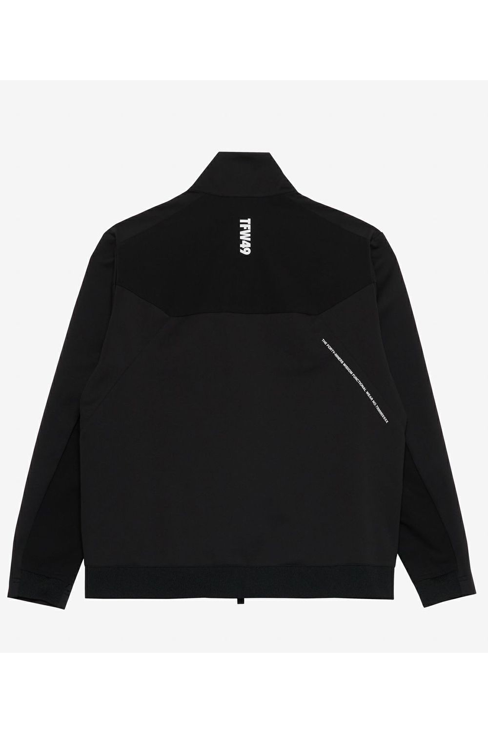 【25AW】 MULTI PURPOSE BLOUSON / ダンボール素材 異素材切り替え トラックジャケット (ブラック/ブラック)