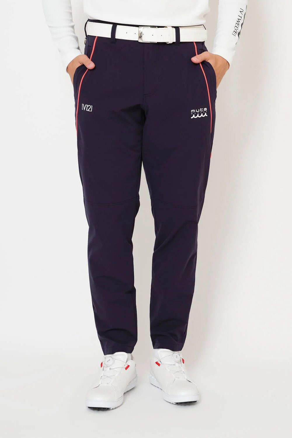 【25AW】 MU12 PANTS / ムータマリン ヴィトゥエルヴ コラボ ロングパンツ (ネイビー)