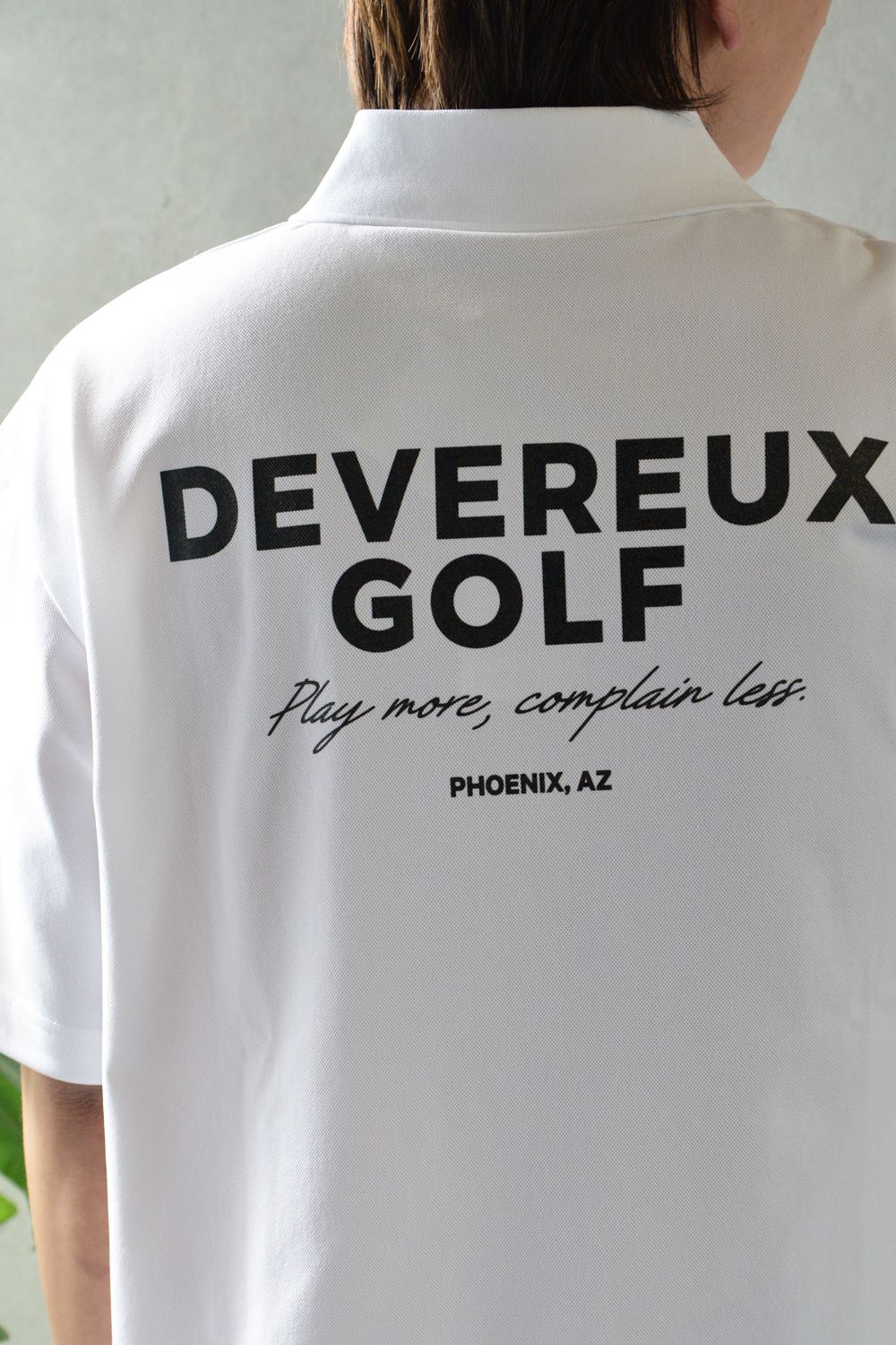 【DEVEREUX GOLF】 定番ポロ+チェッカーショーツを使用したスタイリング②