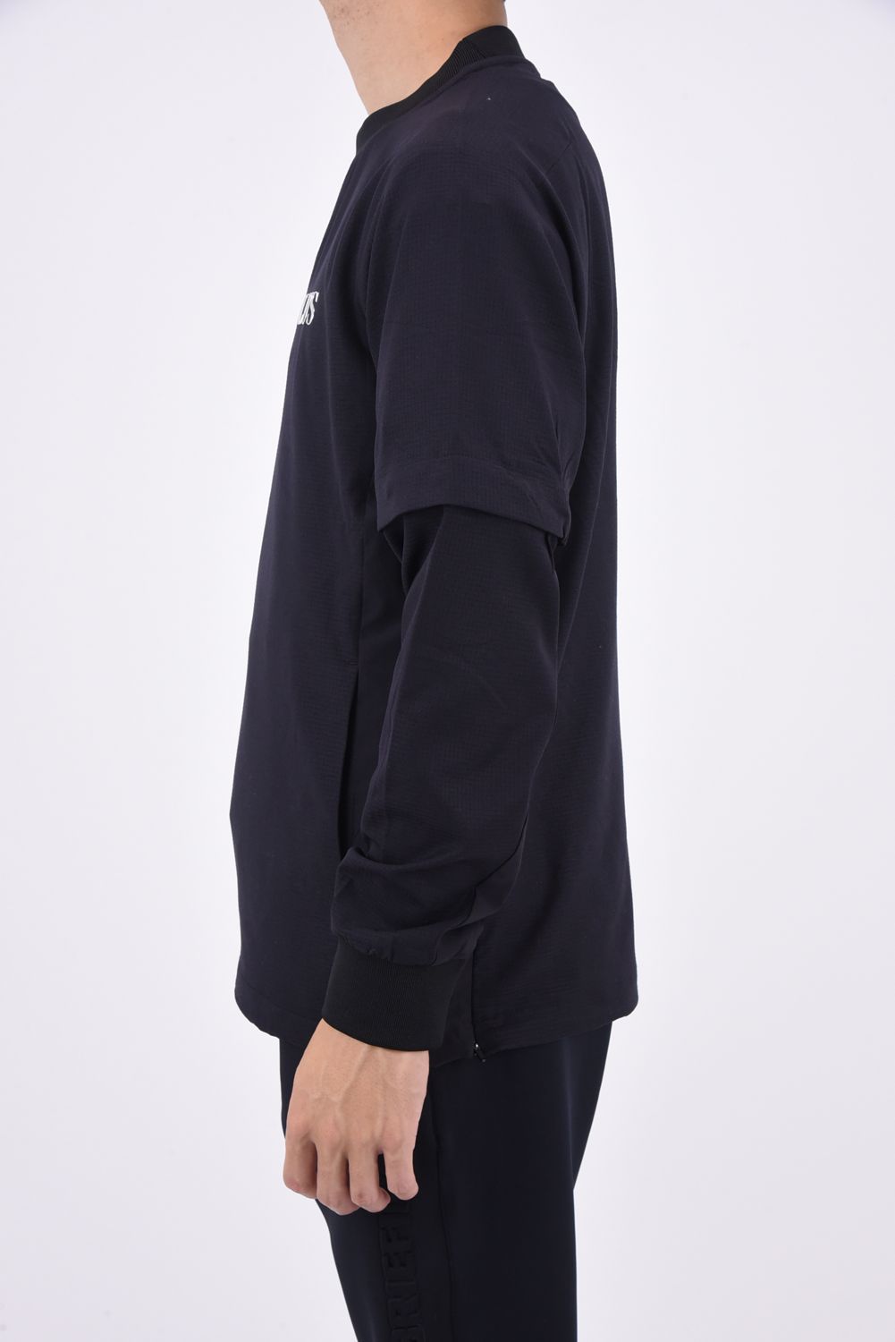 VENTILATION HEADGEAR / ロゴ ベントレーション プルオーバー ブラック
